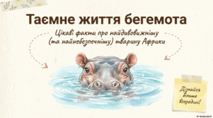 Презентація "Таємниця життя бегемота"