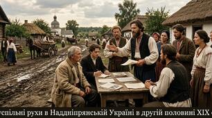Суспільні рухи в Наддніпрянській Україні в другій половині ХІХ ст.