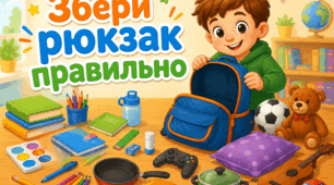 Збери рюкзак правильно
