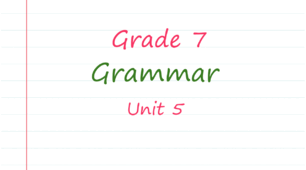 Prepare 7. Unit 5. Grammar