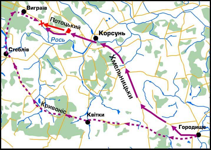 1648 - битва під Корсунем