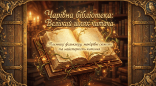 Чарівна бібліотека. Великий  шлях читача. Таємниці фольклору, мандрівні сюжети та майстерність читання. Шлях читача та фольклор