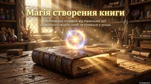 Магія створення книги. Презентація+інфографіка