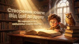 ✍️ Як створюють книги? Весь шлях книги за кілька хвилин. Презентація+інфографіка