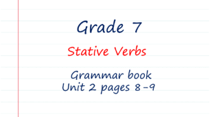 Prepare 7. Unit 2. Verbs we don't usually use in continuous (Grammar Book)