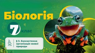 Екосистемна організація живої природи. Презентація, інфографіка, робочий аркуш