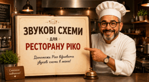 Інтерактивна презентація "Звукові схеми для ресторану Ріко"