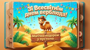 Презентація «Зі Всесвітнім днем верблюда»