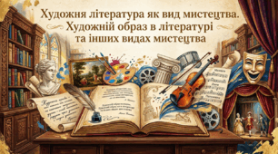 Художня література як вид мистецтва. Художній образ в літературі та інших видах мистецтва.
