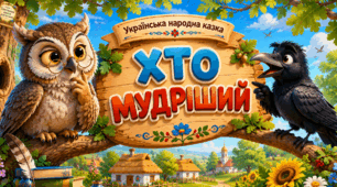 📖 Ілюстрована книга  "Хто мудріший" (українська народна казка)