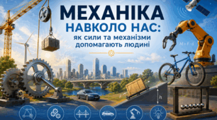 Механіка навколо нас: як сили та механізми допомагають людині