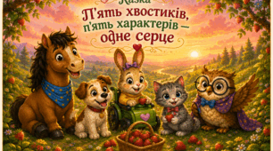 Казка «П'ять хвостиків, п'ять характерів — одне серце»