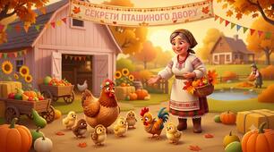 Секрети пташиного двору: золота пора -сценарій осіннього свята , римований , для дітей з ООП