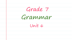 Prepare 7. Unit 6. Grammar