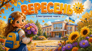 📖Ілюстрована книга «Вересень». Презентація за віршем М. Сингаївського