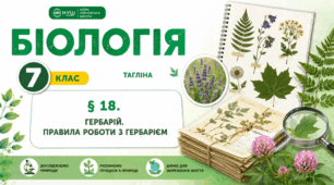 Гербарій. Правила роботи з гербарієм. Презентація, інфографіка, робочий аркуш