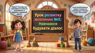 «Навчаюся будувати діалог» (Урок розвитку мовлення №5 для 2 класу)