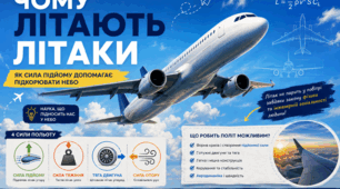 Чому літають літаки: як сила підйому допомагає підкорювати небо
