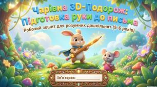 Робочий зошит "Підготовка руки до письма"»