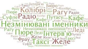 Рід незмінюваних іменників 6 клас НУШ
