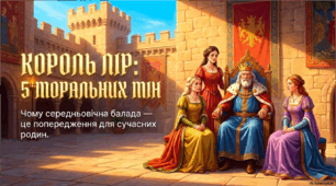 Презентація  до вивчення  балади «Король Лір і його дочки».