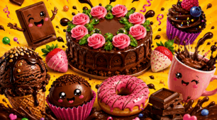 Пазл 🍰🍫🎂 Всесвітній День шоколаду 🤎🍬