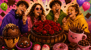 Пазл 🍫 Всесвітній День шоколаду 🍰🤎🍬