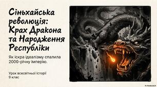 Презентація «Сіньхайська революція в Китаї (1911–1912 рр.)»