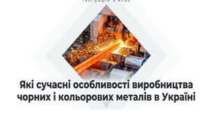 9 клас. Презентація "Які сучасні особливості виробництва чорних і кольорових металів в Україні" НУШ