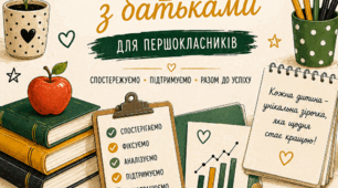 Комплект аркушів для моніторингу розвитку першокласників та взаємодії з батьками (НУШ)
