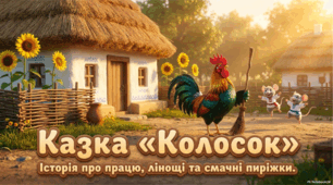 Інтерактивний сценарій до презентації «Казка „Колосок“»