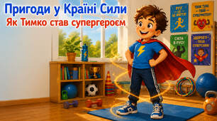 Казка💞💞💞  "Пригоди у країні Сили. Як Тимко став супергероєм"