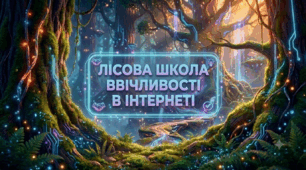 Анімована презентація "Лісова школа ввічливості в інтернеті"