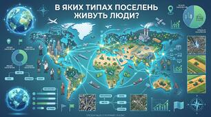 Презентація з географії 9 клас НУШ: У яких типах поселень живуть люди