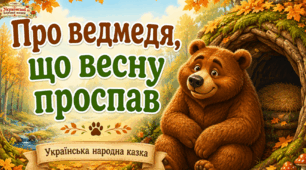 📖Ілюстрована книга «Про ведмедя, що весну проспав». (українська народна казка)