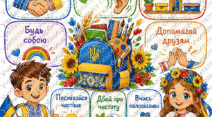 Плакат "Правила нашого класу" НУШ