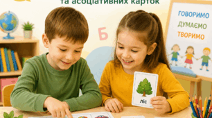 Стаття на тему: "Розвиток мовленнєвої активності дітей старшого дошкільного віку засобами коректурних таблиць та асоціативних карток"