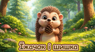 Осіння руханка «Їжачок і шишка» для дітей дошкільного віку