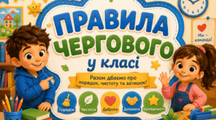 Правила чергового у класі.