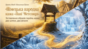 5 клас НУШ. Брати Якоб і Вільгельм Ґрімм. Німецька народна казка "Пані Метелиця". Зіставлення образів героїнь казки. Презентація, інфографіка, робочий аркуш