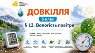 Вологість повітря. Презентація, інфографіка, робочий аркуш
