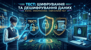 Тест: Шифрування та дешифрування даних