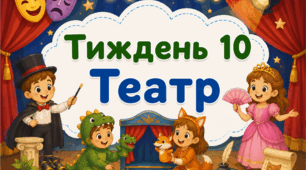 Тематичний тиждень "Театр" 1 клас НУШ Стіна слів