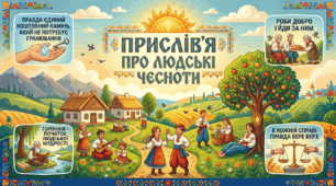 Прислів'я і приказки про людські чесноти