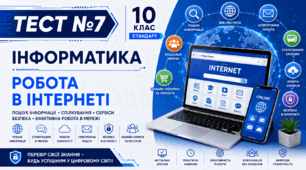 Тест 7. Робота в Інтернеті