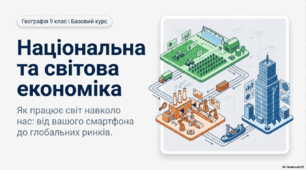 Презентація з географії 9 клас НУШ: Яка структура національної економіки України
