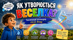 Як утворюється веселка? | Таємниця кольорів після дощу - Презентація