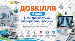 Діагностика захворювань людини. Презентація, інфографіка, робочий аркуш