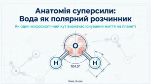 Вода як полярний розчинник
