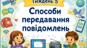 Тематичний тиждень "Способи передавання повідомлень" 2 клас НУШ Стіна слів